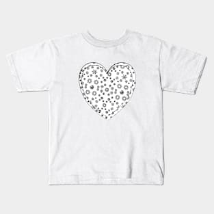 Snow flakes Kids T-Shirt